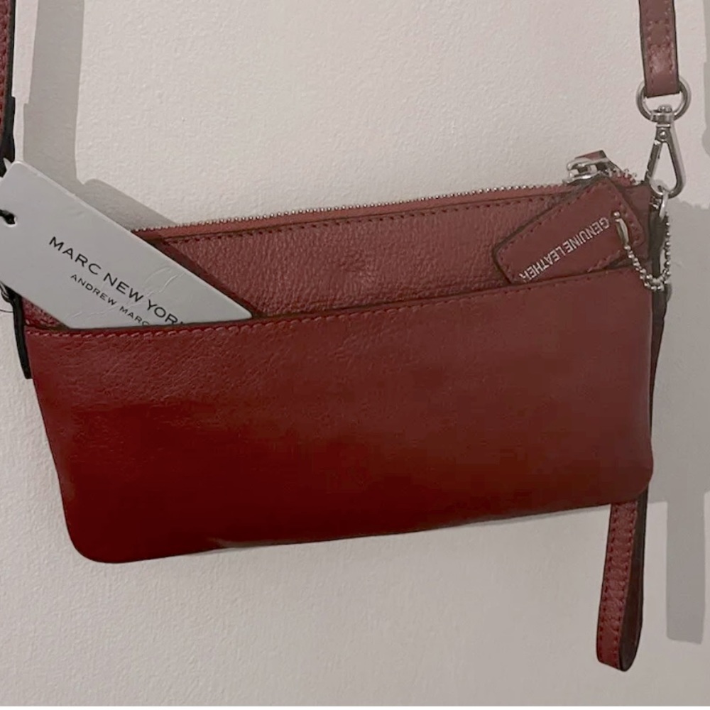 MARC NEW YORK - red  COLOR SHOULDER HANDBAG